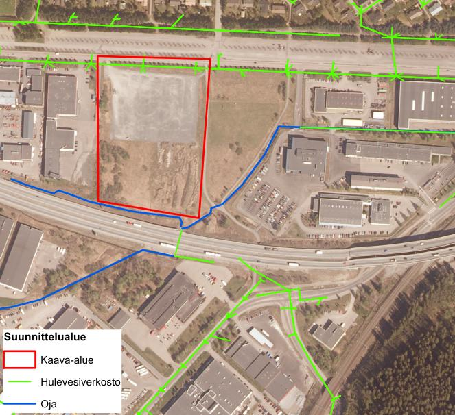 Sivu 2 (13) 1 SUUNNITTELUALUEEN KUVAUS 1.1 Suunnittelualue Tässä työssä on laadittu hulevesiselvitys Tampereen Härmälän Ilmailunkadun asemakaava-alueelle nro 8513.