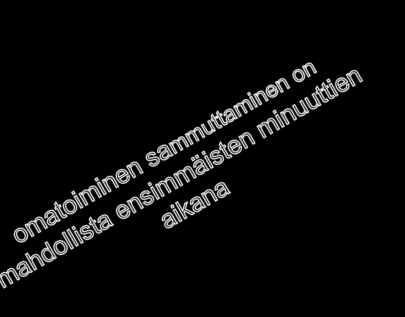 minuutissa voit joko pelastaa kaiken ajo