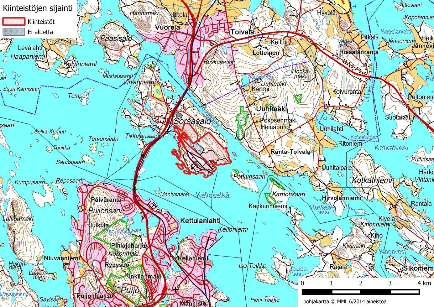 6 (38) 2 TIEDOT LAITOKSESTA J A LAITOSALUEESTA 2.1 Laitos- ja sen lähialue kokonaisuutena Tehdas sijaitsee noin 10 km Kuopion kaupungista pohjoiseen Sorsasalon saarella.