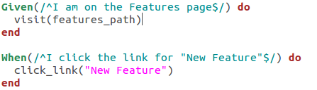 44 Koodiesimerkki 32. features/step_definitions/navigation_steps.