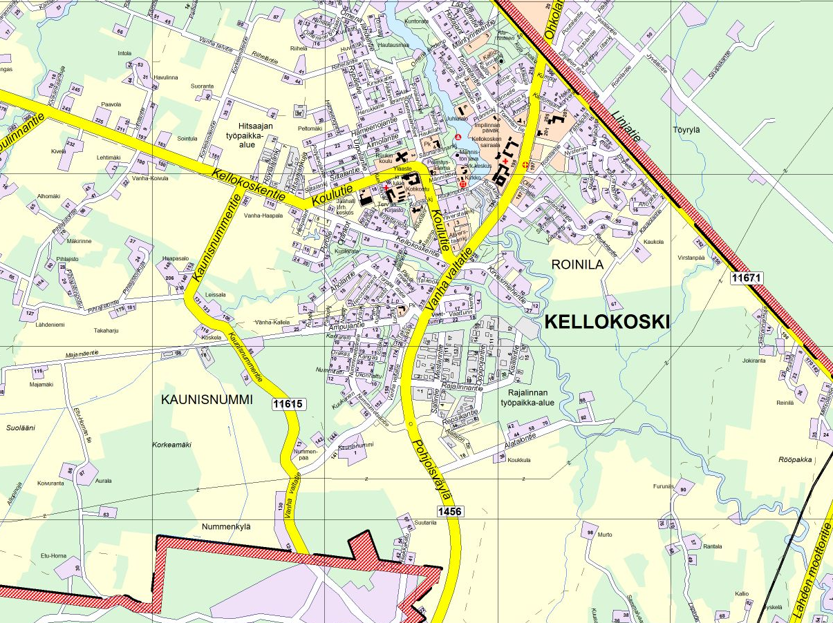 Kuva: kaava-alueen sijainti 3.1.2 Liikenne Alueen läpi kulkee Pohjoisväylä, joka yhdistää Kellokosken Järvenpäähän ja Tuusulan eteläosiin. Haarajoen uusi asema sijaitsee noin 2 km päässä.