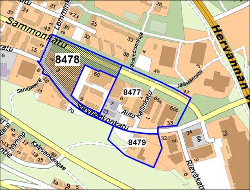 TAMPEREEN KAUPUNKI 10.10.2016 KALEVANRINTEEN ASUINALUEEN LÄNSIOSA KALEVANRINNE XIX TONTIT 835-19, 37, 38, 39, 40 ja 41 SEKÄ KATUALUETTA.