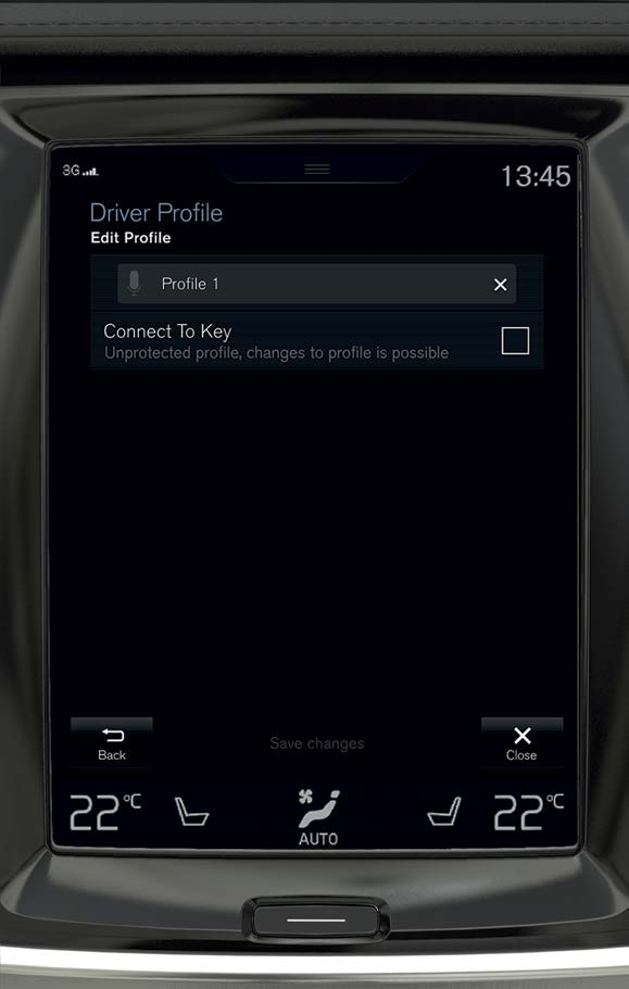 KULJETTAJAPROFIILIT 03 Monia autossa tehtäviä asetuksia voidaan muuttaa kuljettajan henkilökohtaisten toiveiden mukaan ja tallentaa yhteen tai useampaan kuljettajaprofiiliin.