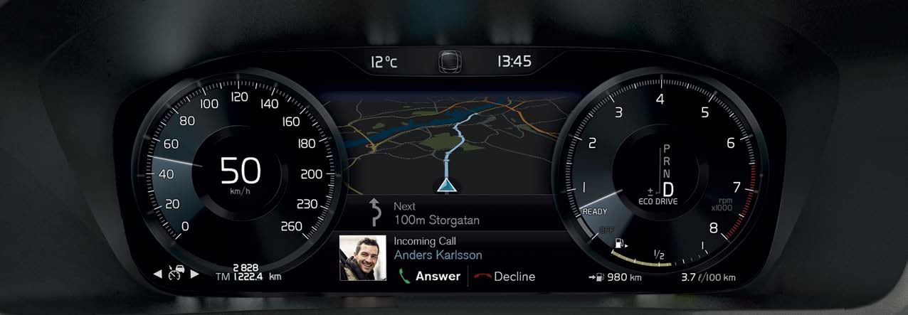 04 PUHELUIDEN KÄSITTELY Bluetooth-yhdistetyllä puhelimella voidaan autossa soittaa ja vastata puheluihin. Soittaminen keskinäytön kautta 1. Avatkaa osanäkymä Puhelin kotinäkymässä. 2.