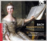 UUTUUDET VKO 21-24/2009 KLASSINEN MUSIIKKI Bach, J S - CATALOGUE CD: Harpsichord Concertos - Egarr, Richard Richard Egarr, harpsichord.