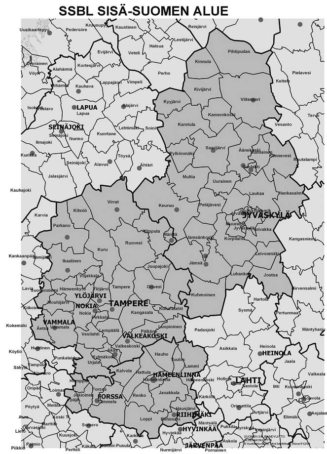 SISÄ-SUOMEN ALUE SISÄ-SUOMEN ALUETOIMISTO Sarvijaakonkatu 32 33540 Tampere Aluevastaava Juhani Leppänen Toimisto avoinna: ma-pe klo 8.30-16.30 Puhelinpalvelu: ma-pe klo 09.30-16.00 juhani.