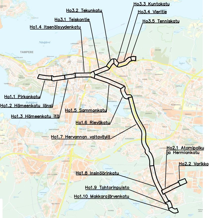 1 JOHDANTO Tähän raporttiin on koottu tiedot Tampereen raitiotiehankkeen osan 1 alueella sijaitsevista kulttuuriympäristön kohteista sekä kaupunkikuvallisista ja maisemallisista arvoista