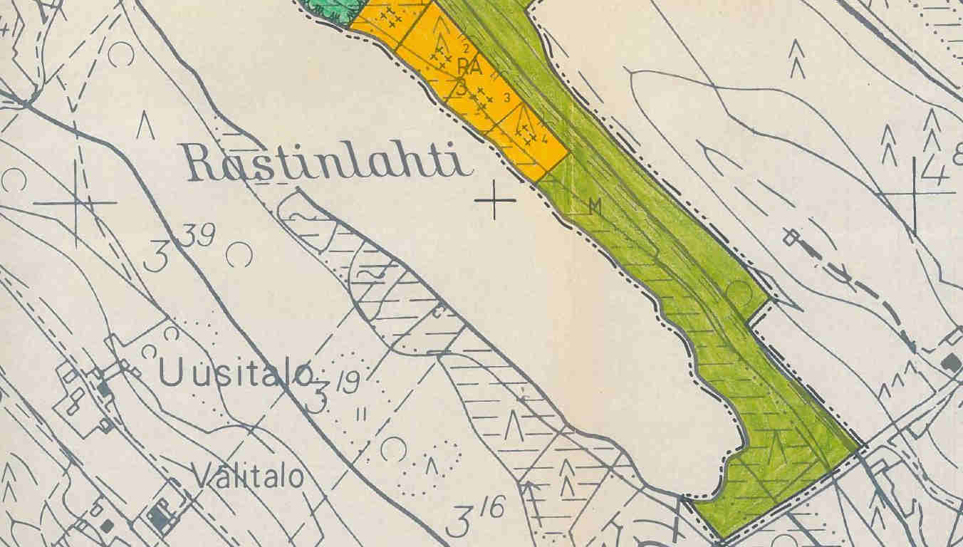 Muutoin kaava-alue on edelleen metsätalousaluetta.