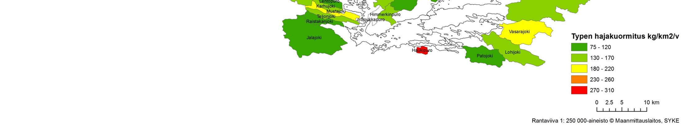 Jätevedenpuhdistamon vaikutus näkyy