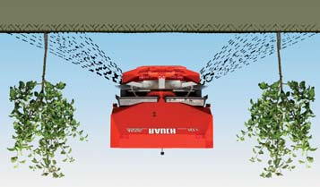Rivilevityslaite RV 2M mahdollistaa kohdistetun ravinteiden hallinnoinnin riviviljelyn juuristokerroksessa.