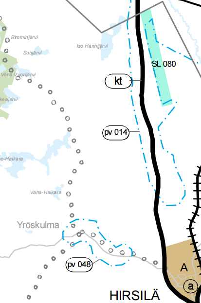 57 Karhunotko Maakuntakaavassa ei ole esitetty varauksia.