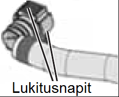 HUOMAA: Polttoainetankkia ei saa päästää lepäämään runkoa vasten noston aikana. Tankin paino saattaa vaurioittaa polttoainejärjestelmän osia. 10.