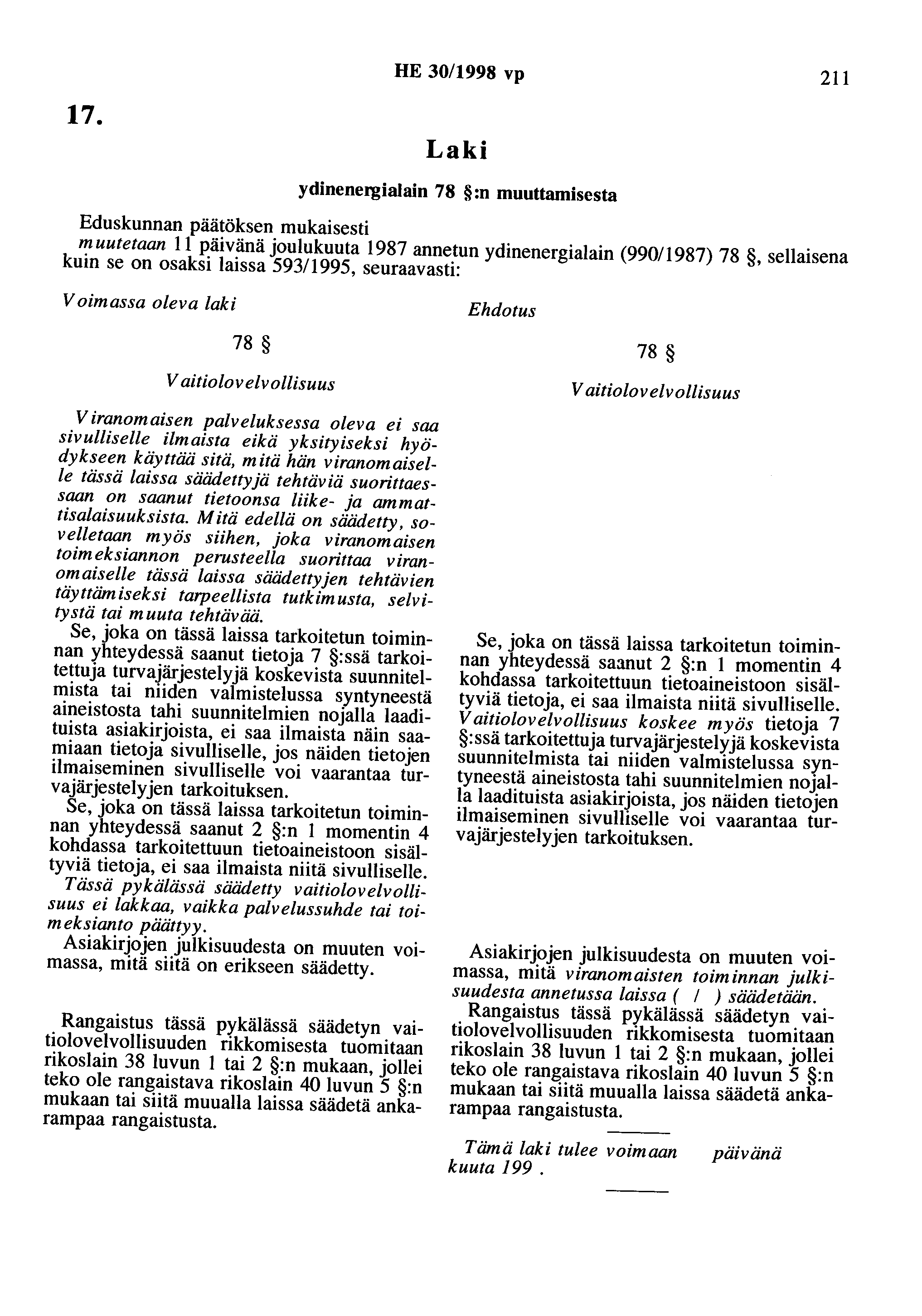 HE 30/1998 vp 211 17.