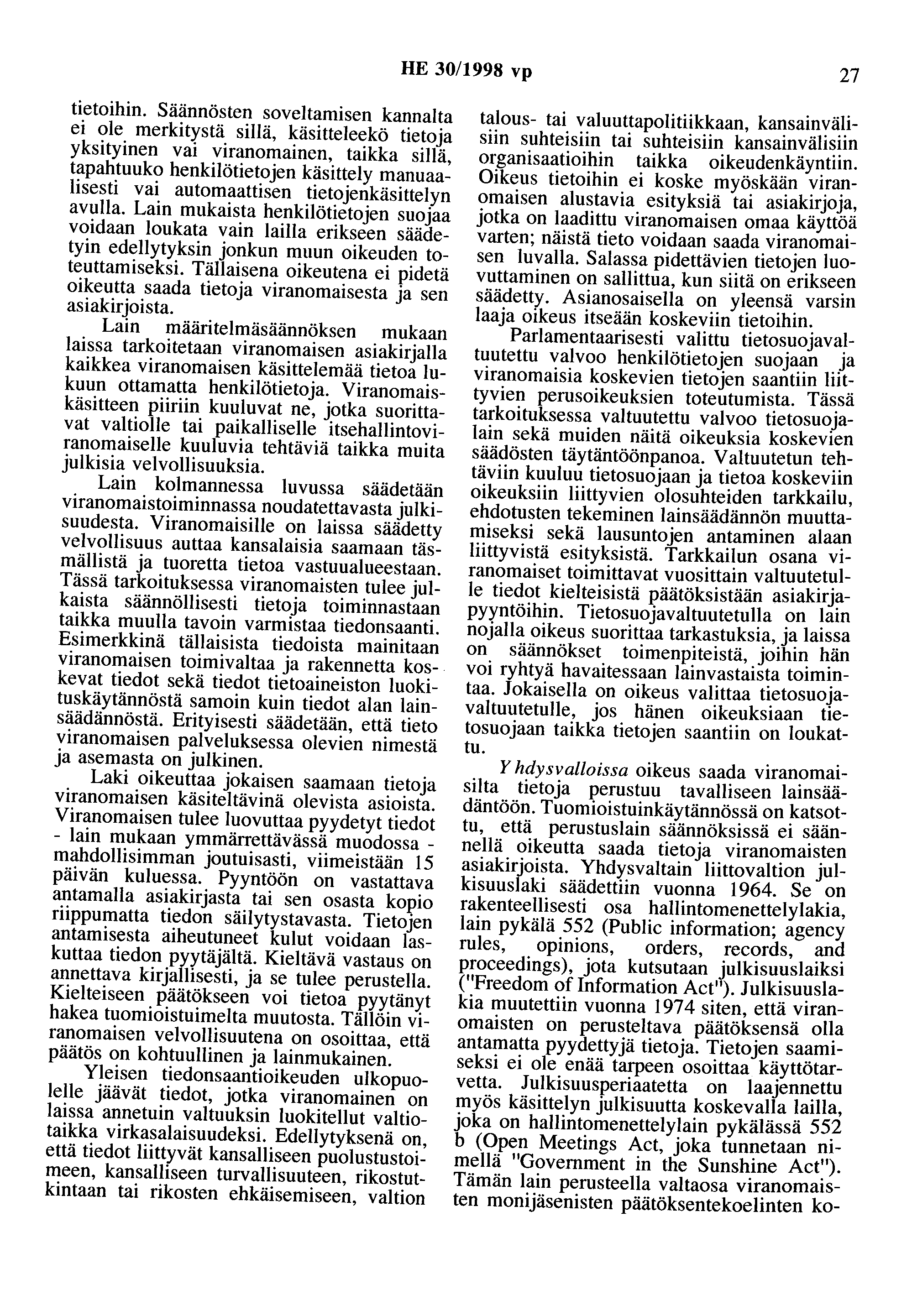 HE 30/1998 vp 27 tietoihin.