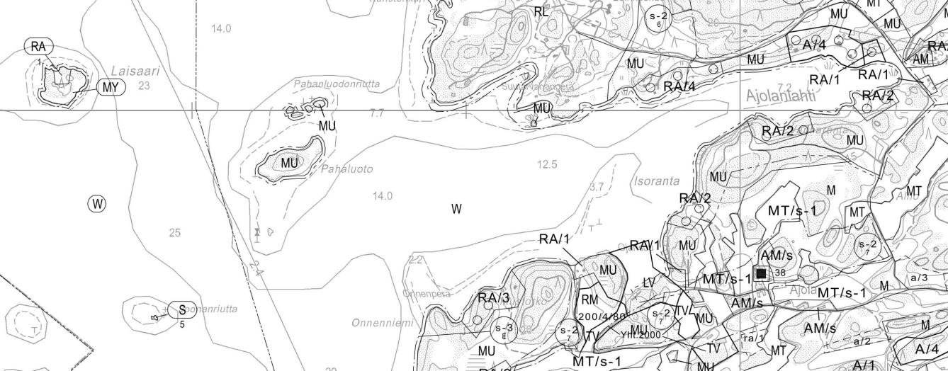 Yleiskaavoitus Kaavamuutosalue kuuluu 11.12.2008 hyväksytyn Rymättylän pohjoisosan osayleiskaavan muutoksen alueeseen Laisaaren tilaan kuuluvaa Laisaari nimistä saarta lukuunottamatta.