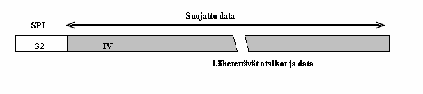 43 SPI-parametriin liittyvä salainen avain liitetään suojattuun dataan kahdesti. Analyysit ovat osoittaneet, että tämä konsepti kestää hyökkäyksiä enemmän kuin yhden avaimen käyttö.