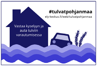 Tulvakysely kesällä 2015 Kyrönjoen ja Lapuanjoen pengerrysalueet lähialueineen: 1/50 a tulvavaara-alueet Vastauksia 274/760