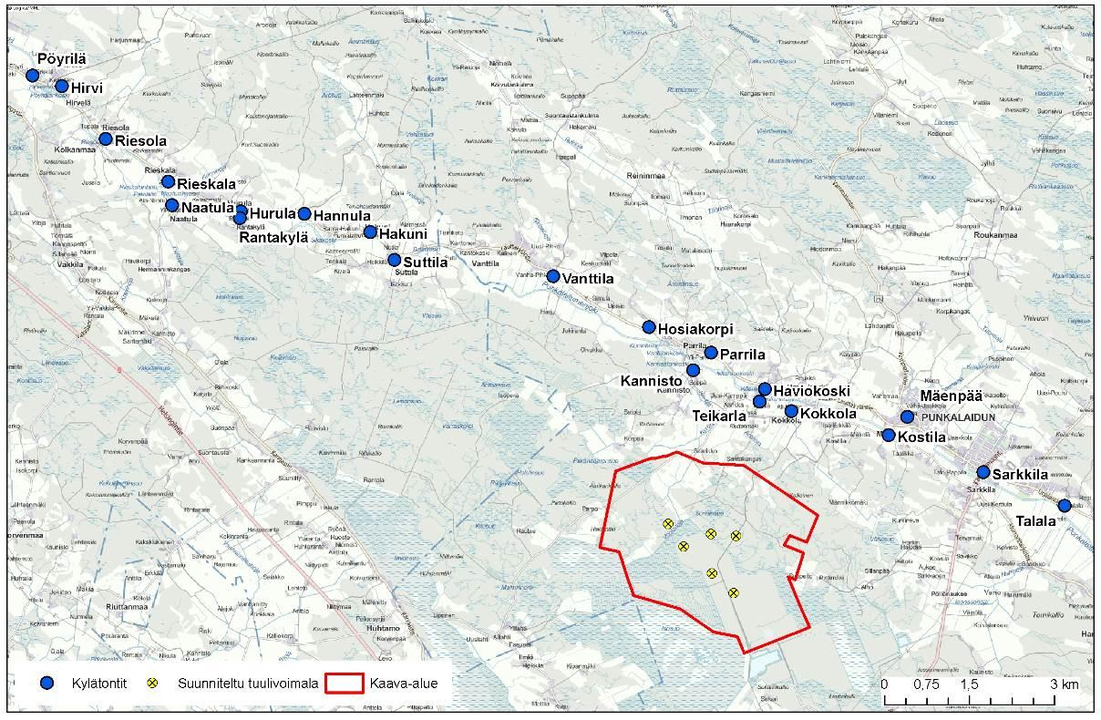 muinaisjäännösinventoinnin perusteella. Punkalaitumenjokilaakson varhaisesta asutuksesta kertovat alueelta löydetyt muinaisjäännökset.