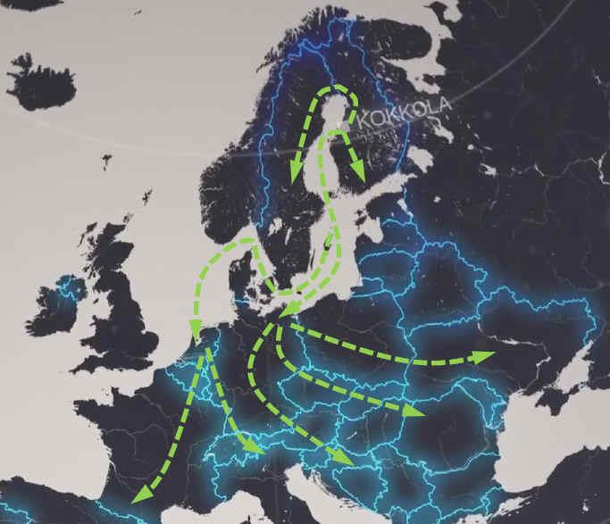 9 315000 tonnia, jonka arvo on yli 400 miljoonaa euroa. Boliden Kokkola onkin Euroopan toiseksi suurin sinkkitehdas.