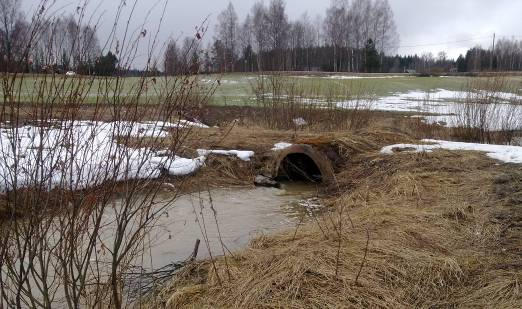 Rumpu, Johannebergintie RUMPU Johannebergintien jälkeinen maatalousliittymän teräsrumpu d100.