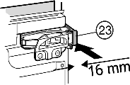 Käyttöönotto u Asennatasauslevy Fig. 10 (20) laitteen keskelle: työnnä kiinnityskohtaansa ja lukitse reikiin. u Ruuvaa kaikkikiinnityskulmakappaleet Fig. 11 (34)kuusioruuvilla Fig.