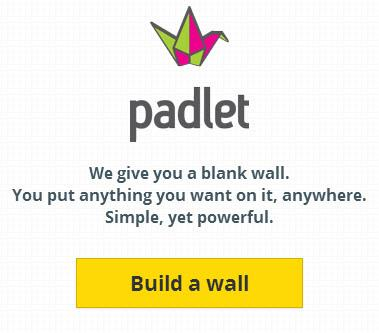 PADLET www.padlet.com Maksuton, helppo, nopea ja suoraviivainen sovellus yhteisölliseen tiedontuottamiseen.