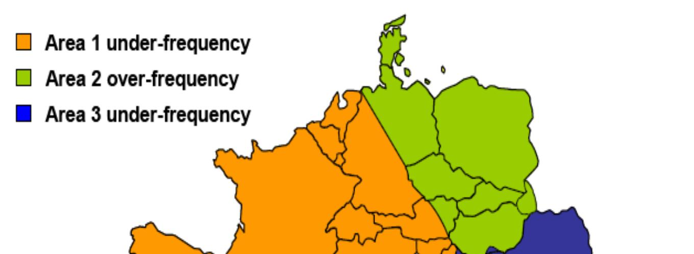 Verkko jakautui kolmeen