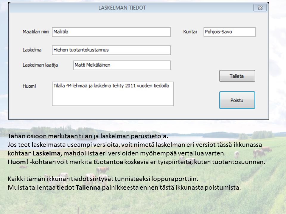 28 tila Pohjois-Savosta. Tilalla kasvatetaan vuosittain noin 18 uudistushiehoa ja tilalla on peltoa 72 ha.