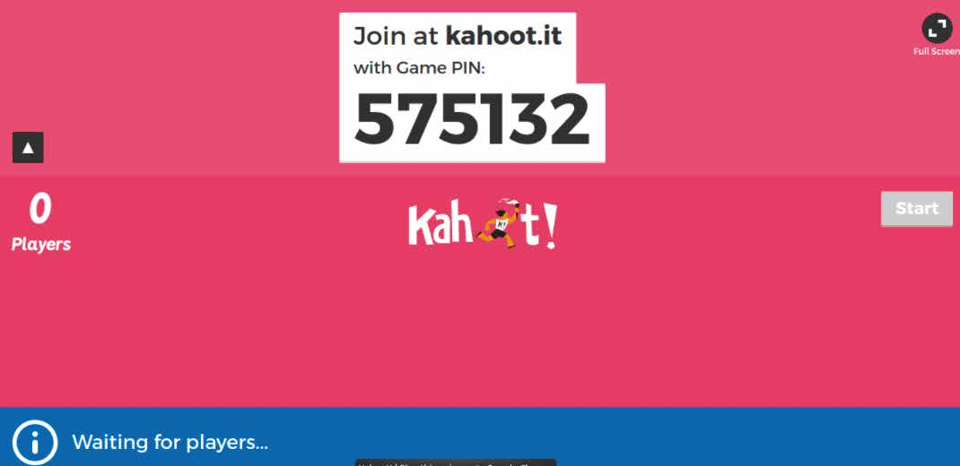 Pyydä oppilaita menemään älypuhelimilla / tablet-laitteilla tai tietokoneilla internetissä osoitteeseen kahoot.