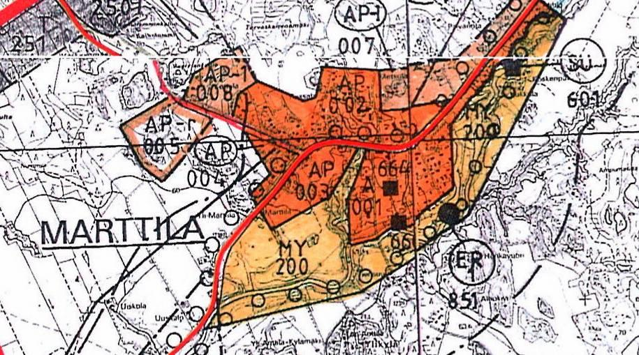 SUUNNITTELUTILANNE 3.2.1 Kaava-aluetta koskevat suunnitelmat, päätökset ja selvitykset Maakuntakaava (seutukaava) Varsinais-Suomen taajamaseutukaavassa (vahvistettu 7.10.