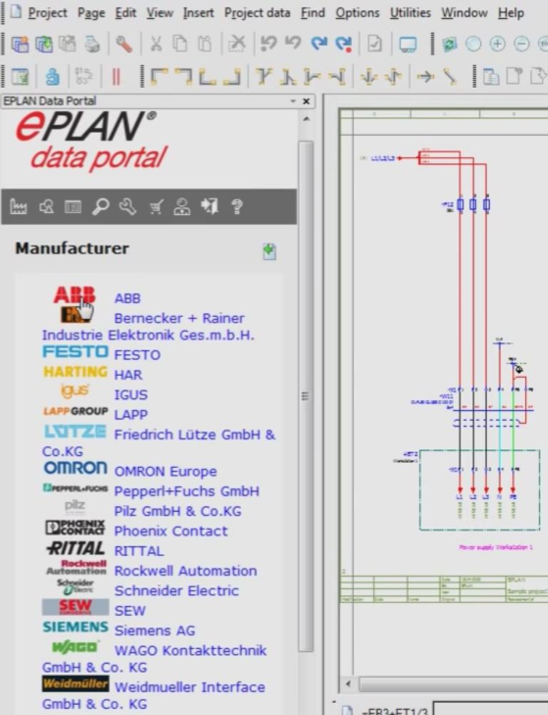 37 4.3 Komponentin luonti EPLAN sisältää Data Portal ominaisuuden, joka on kuvan 37 mukainen verkkopohjainen komponenttikirjasto.