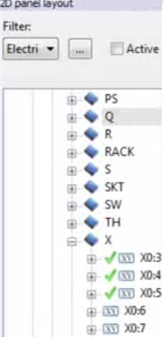 39 KUVA 39. Projektin komponenttien layout-symbolilista Kuvassa 40 nähdään kotelo 3D-suunnittelutilassa.