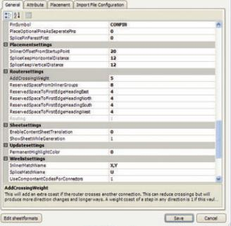 57 5.5 Suunnitteluautomaatio Piiri- ja johdotuskaavioiden automaattinen generointi voidaan suorittaa E³.Wiring Diagram Generator lisämoduulilla, joka on integroitu E³.