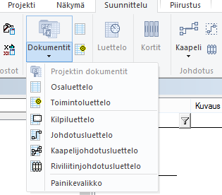 69 6.6 Tulostaminen Piirikaaviot voidaan tulostaa muun muassa DWG-, DXF- ja PDF-muodossa.