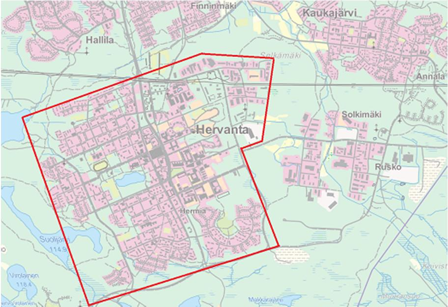 HERVANTA Väkiluku n. 24 300 Työpaikkoja n. 5 400 (2010) Rakennuskannassa pääasiassa kerrostaloja, etelä- ja länsiosassa myös omakotitaloja Liikkuminen Raitiotien pääsuunta Kattava bussijärjestelmä mm.