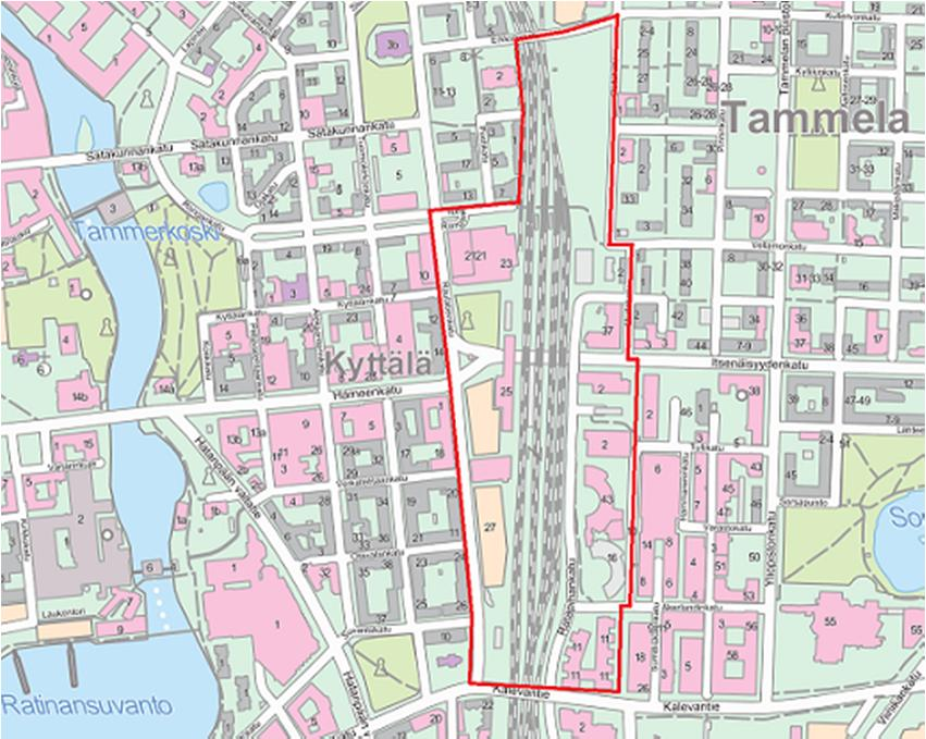 ASEMAKESKUS Rautatieaseman ympäristön uudistamiseen tähtäävä hanke Suunnittelukilpailun voittajatyön esityksiä: Asuntoja n. 102 000 k-m 2, liiketiloja n. 43 000 k-m 2, toimistotiloja n.