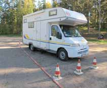 10.2012 Lauantaina merkkisuoritus matkailuvaunulla ja -autolla. Tarvittaessa jatketaan sunnuntaina.