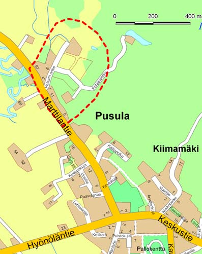 NUMMI-PUSULA Päiväys 13.4.2007 Täydennetty 12.12.2007 PUSULA PETSAMON ALUEEN ASEMAKAAVAN MUUTOS JA LAAJENNUS OSALLISTUMIS- JA ARVIOINTISUUNNITELMA 1.