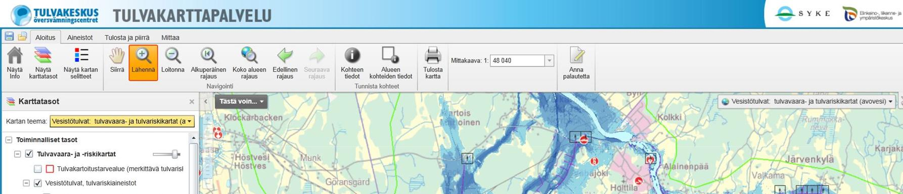 Taulukko 11. Lapväärtin-Isojoen vesistöalueelle tulvavaarakartoitetut erikoisskenaariot.