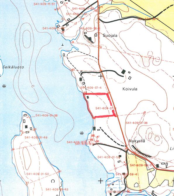 3 1. JOHDANTO Alueen nimi Pielisen-Kuokkastenjärven rantaosayleiskaava Kunta: Nurmeksen kaupunki Kylä: Lipinlahti Tilat: Vihtorila RN:o 37:3 ja Koivula 37:5 Kaavan nimi: