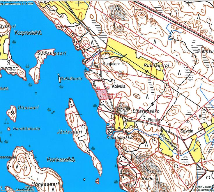 7 4. MAANKÄYTTÖVAIHTOEHDOT Yleiskaavaa muutettaessa on kaksi vaihtoehtoa, joko maanomistajan hakemukseen suostutaan ja kaavaa muutetaan tai kaavaa ei muuteta, jolloin tilanne säilyy ennallaan. 5.