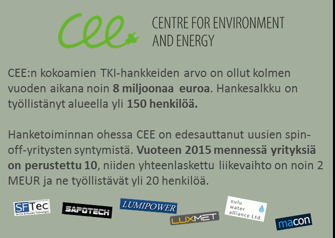 Teollisuus 2026 ekosysteemin ylösajoprosessi CEE:n strategisen innovaatioagendan prosessi 2014 OIA-työpajasarja 2015 OIA-ekosysteemien puheenjohtajien & OIA- ja CEE-tiimin palaverit syksy 2015