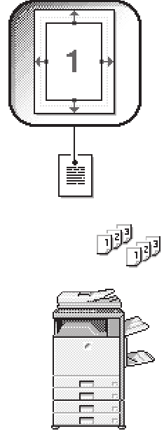 Windows Alla on selitetty tulostinohjaimen asetusten valinta käyttäen esimerkkinä toimintoa "Tulostettavan kuvan sovittaminen paperille (sovita paperikokoon)".