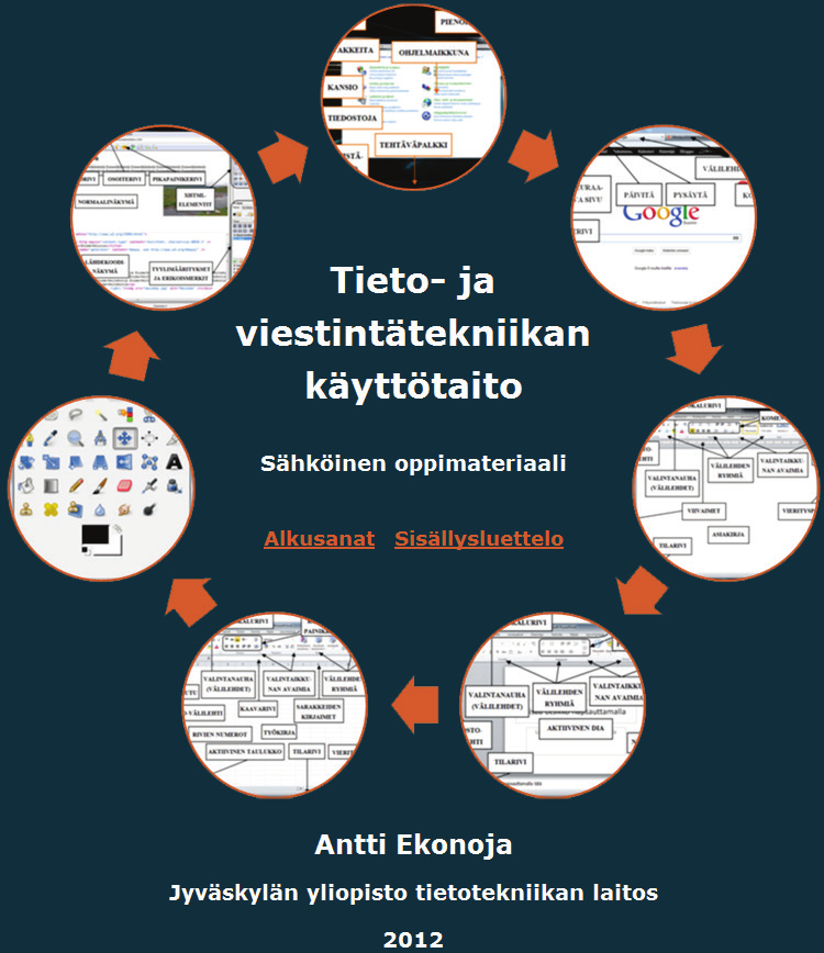146 koulussa. Englanninkielisten valikkokomentojen poisjättäminen paransi tekstin luettavuutta ja selkeyttä.