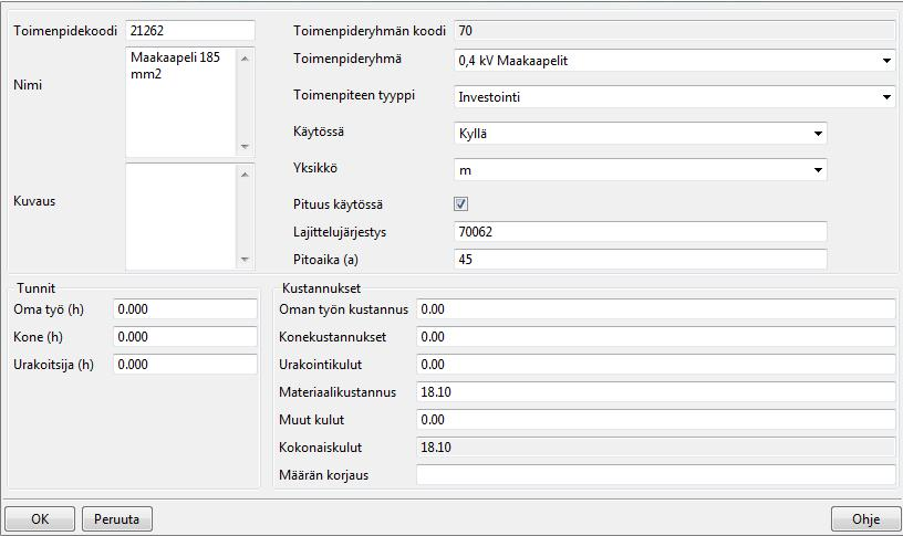 37 Jokaiselle NIS -suunnitteluohjelmiston komponentille määritetään vähintään kaksi ristiviittausta CPP -ohjelmistossa (Construction Project Planning) eri hinnastoihin.