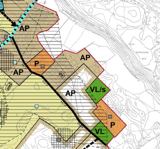 Marssitie on merkitty seudulliseksi tieksi. Sampo-Alajärven osayleiskaavaehdotus Kaava tuli vireille ja nähtäville 3.12.2005. Työ käynnistettiin uudelleen vuoden 2014 kaavoituskatsauksen yhteydessä.