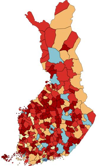 Vuosi 2010 Vuosi 2015 15 Kuvio 8.