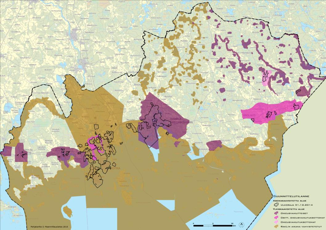 Virolahti Virojoki-Vaalimaa osayleiskaava (muutos, 2-vaihe, Vaalimaa- Vaahterikko MRL:n 201 2 mom mukaan tullut voimaan valituksia lukuunottamatta) Virolahti Virojoki-Vaalimaa osayleiskaavan muutos