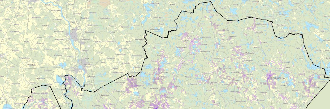 Vuonna 2030 Kotkan-Haminan seudulla ennustetaan olevan asukkaita yhteensä 94 000. Kouvolan seudulla ennustetaan olevan asukkaita yhteensä 103 000. Kuva 11.