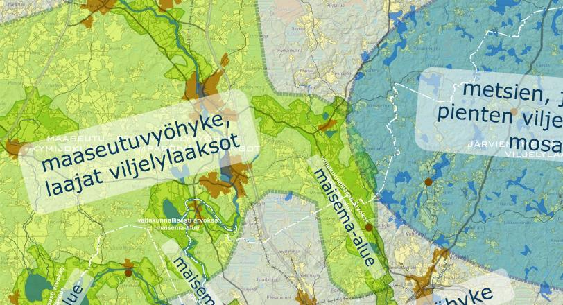 4.5.8 Sini-viherrakenne Kymenlaakson liitto teettää parhaillaan selvitystä maakuntakaavan laatimista varten Kymenlaakson sini-viherrakenteen nykytilasta; sini-viherrakenteen ydinalueista,